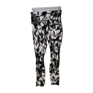 Lululemon Train Times 7/8 pant 25" Blush Blossom Alpine White Pattern Leggings 6